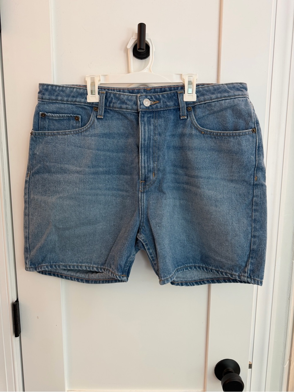 Chubbies Jorts Light Blue Denim Jean Shorts 36